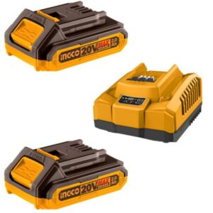 Cargador 2A y 2 baterías 2.0ah 20v