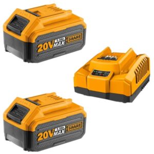 Cargador 2A y 2 baterías 5.0ah 20v