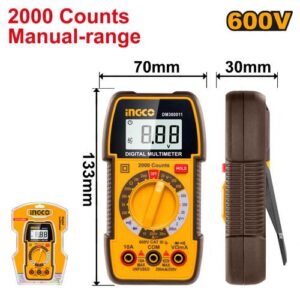 Multimetro digital 600v rango manual
