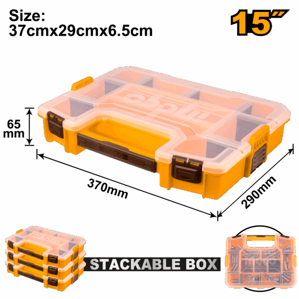 Organizador 15" con 13 compartimentos